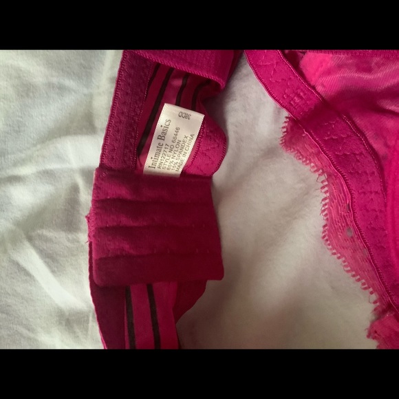 Woman’s hot pink strip Demi Full coverage Bra - Picture 7 of 13